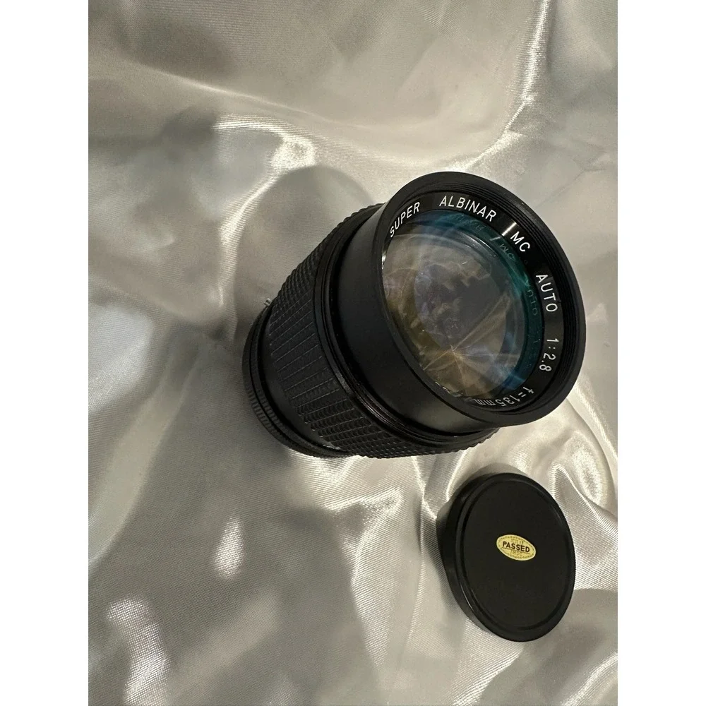 Super Albinar 135mm f/2.8 MC AutoTelephoto Prime Lens Canon FD MountVintage